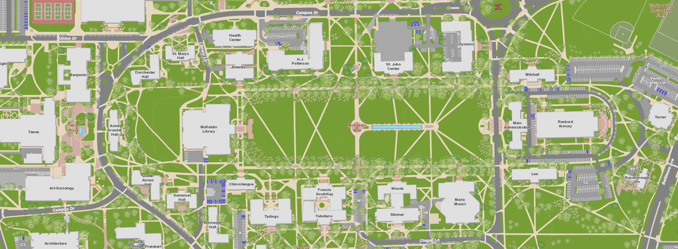 Map Of University Of Maryland - United States Map